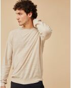 Pull en Lin & Coton Macena beige