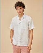 Chemise Regular Fit 100% Lin Bernard blanche