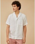 Chemise Regular Fit 100% Lin Bernard blanche