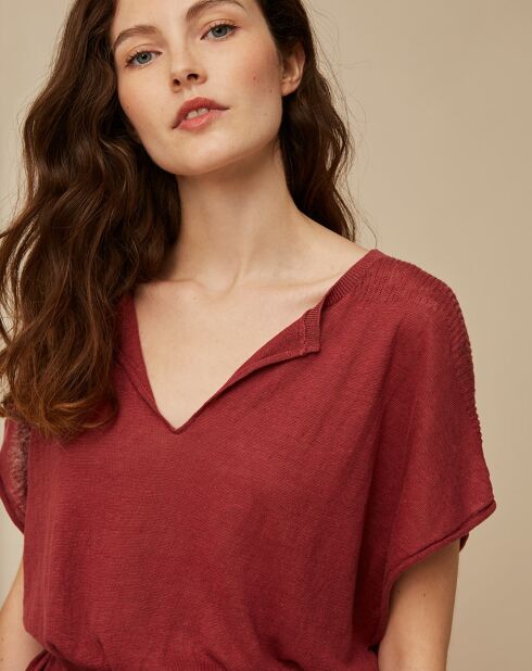 Robe 100% Lin Therese terracotta
