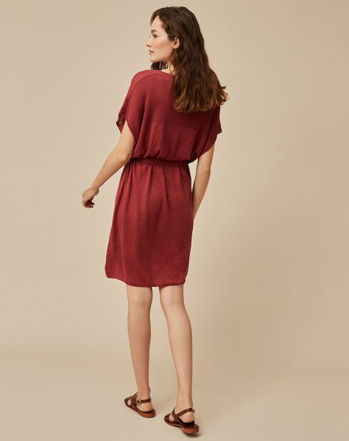Robe 100% Lin Therese terracotta