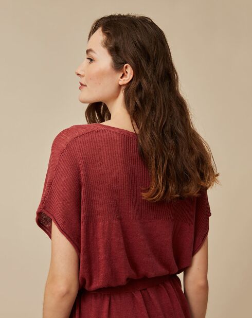 Robe 100% Lin Therese terracotta