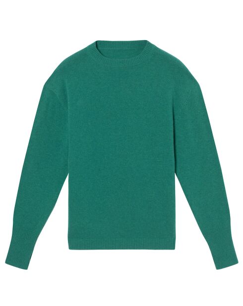 Pull en Laine & Cachemire mélangés Marina vert