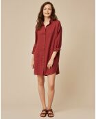 Robe 100% Lin Caroline terracotta