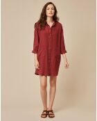 Robe 100% Lin Caroline terracotta