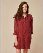 Robe 100% Lin Caroline terracotta