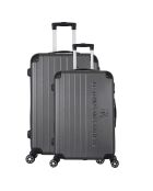2 Valises 4 roues doubles Bari 50/70 cm anthracite