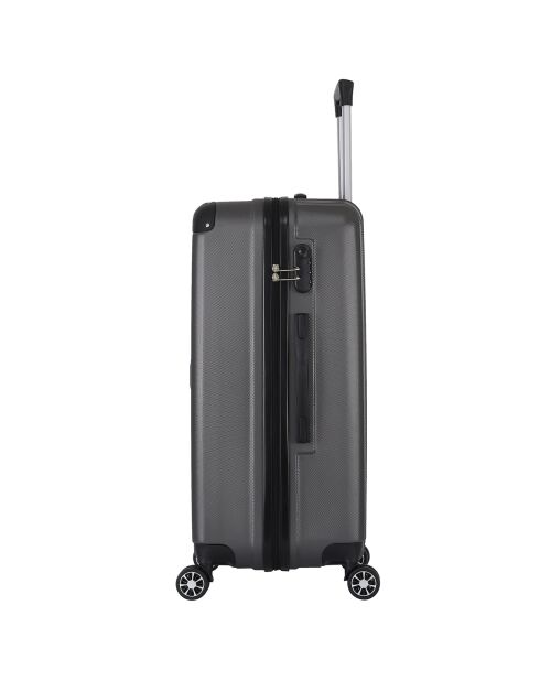 2 Valises 4 roues doubles Bari 50/70 cm anthracite