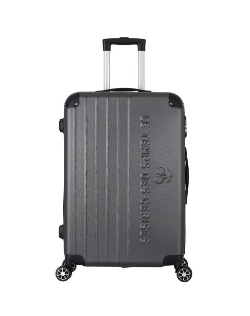 Valise Cabine 4 roues doubles Bari 50 cm anthracite
