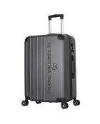 Valise Cabine 4 roues doubles Bari 50 cm anthracite