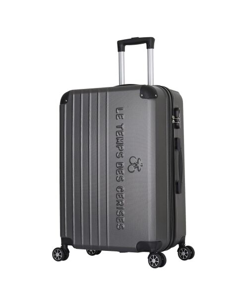 Valise Cabine 4 roues doubles Bari 50 cm anthracite