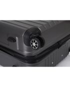 Valise Cabine 4 roues doubles Bari 50 cm anthracite