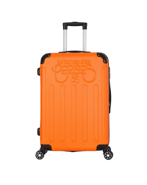 Valise Moyen Séjour 4 roues doubles Java 60 cm orange