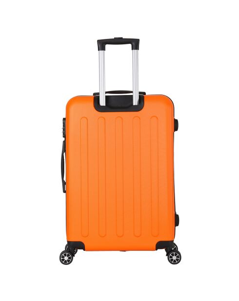 Valise Moyen Séjour 4 roues doubles Java 60 cm orange