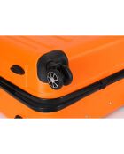Valise Moyen Séjour 4 roues doubles Java 60 cm orange