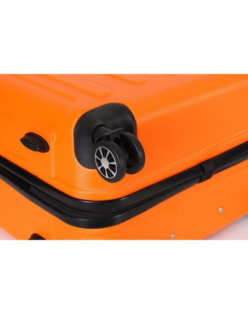 Valise Moyen Séjour 4 roues doubles Java 60 cm orange