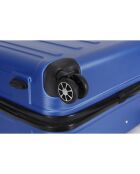 Valise Cabine 4 roues doubles Java 50 cm bleu marine