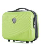 3 Valises + Vanity Peter 35/47/30cm vertes