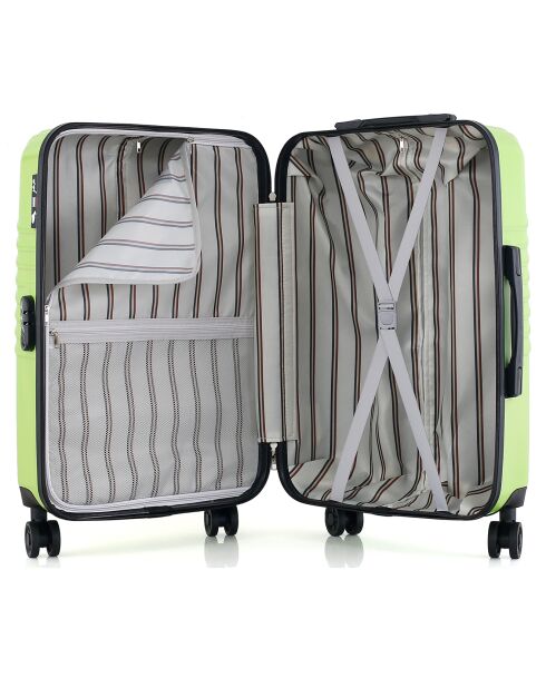 Peter Mittelgroßer Reisekoffer mit 4 Rädern, 65 cm, grün