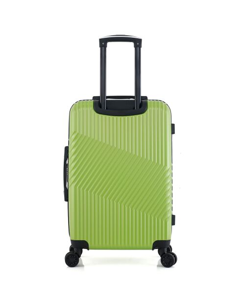 Valise Cabine 4 roues doubles Peter 55 cm verte