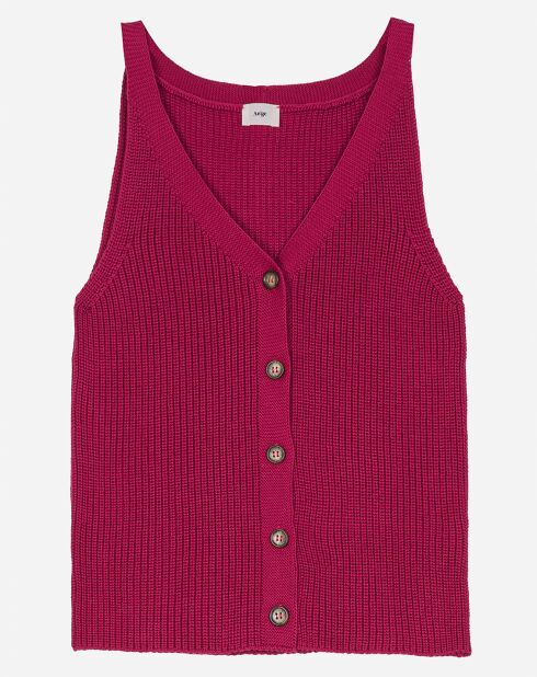 Pull Ledeb framboise