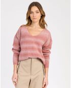 Pull en Mohair mélangé Lepimento bois de rose