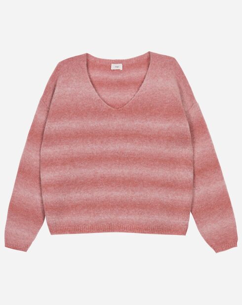 Pull en Mohair mélangé Lepimento bois de rose