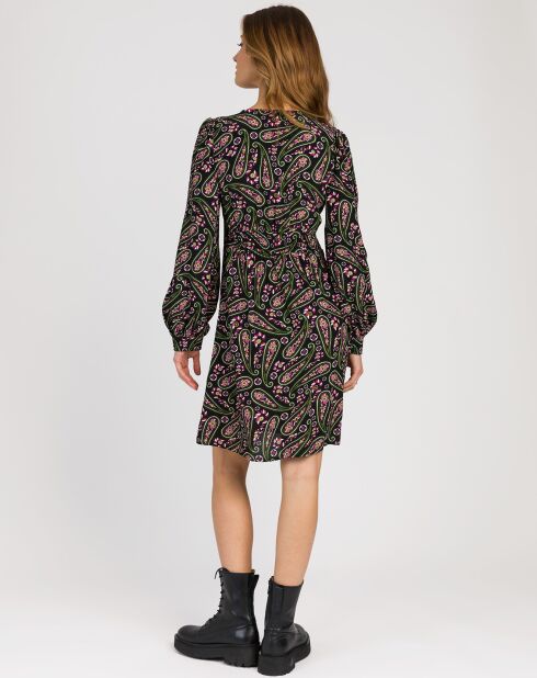 Robe Molly paisley noir