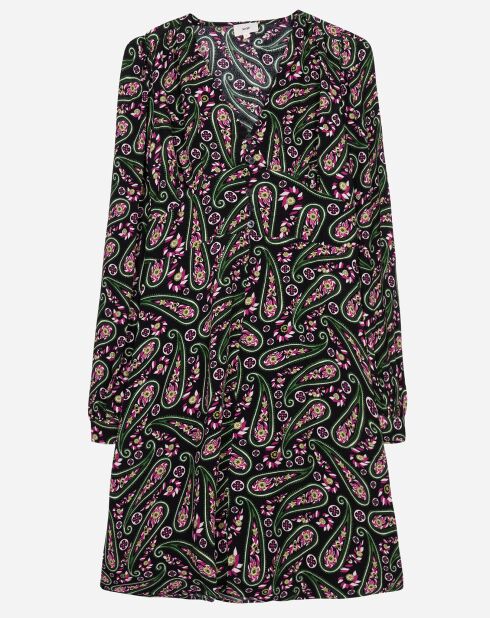 Robe Molly paisley noir