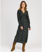 Marineblauwe jurk Orora Carmen