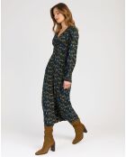 Marineblauwe jurk Orora Carmen