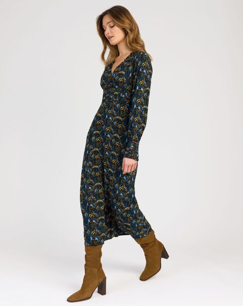 Marineblauwe jurk Orora Carmen