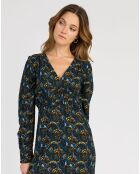 Marineblauwe jurk Orora Carmen