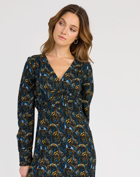 Marineblauwe jurk Orora Carmen