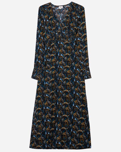 Marineblauwe jurk Orora Carmen