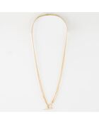 Collier Tessa or jaune