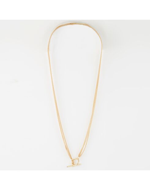 Collier Tessa or jaune
