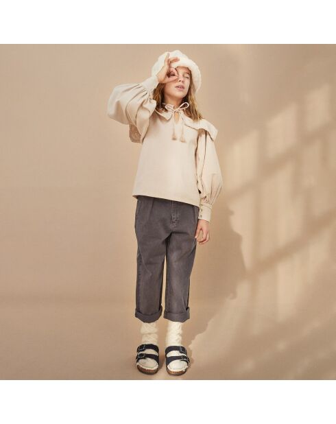Blouse van Geraldine zand