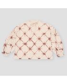 Blusa bordeaux tie-dye Olivia