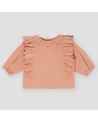 Manon Bluse mit Blütenblättern