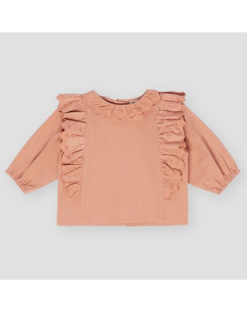 Manon Bluse mit Blütenblättern