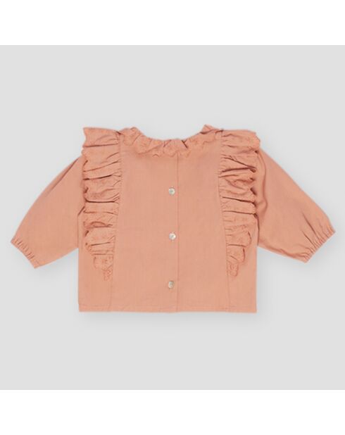 Manon Bluse mit Blütenblättern