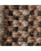 Tapis aspect jute TULUM 9062 noir - 60x90 cm