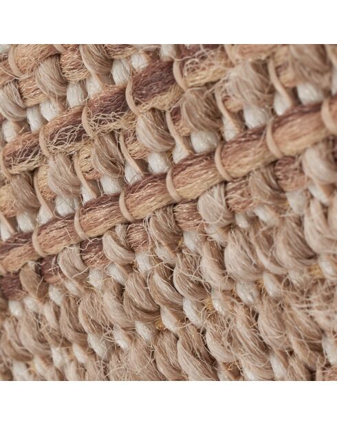 Tapis aspect jute TULUM 9062 jaune - 60x90 cm