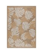 Tapis aspect jute TULUM 9062 jaune - 60x180 cm