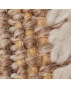 Tapis aspect jute TULUM 9062 jaune - 60x180 cm