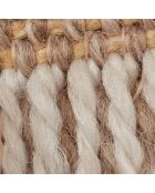 Tapis aspect jute TULUM 9062 jaune - 60x180 cm