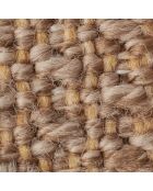 Tapis aspect jute TULUM 9062 jaune - 60x180 cm