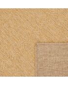 Tapis aspect Jute Nature 8877 jaune - 120x170 cm