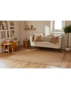 Tapis aspect Jute Nature 8877 jaune - 120x170 cm